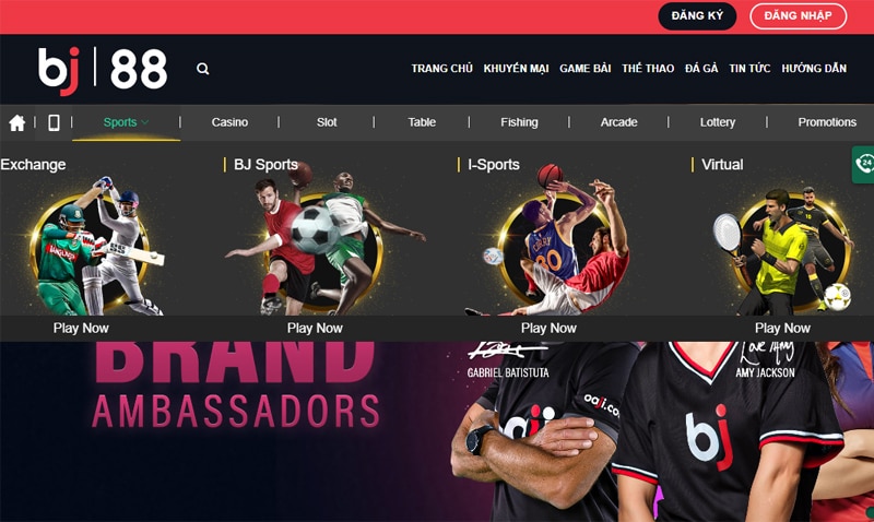 Cá cược thể thao Bj88